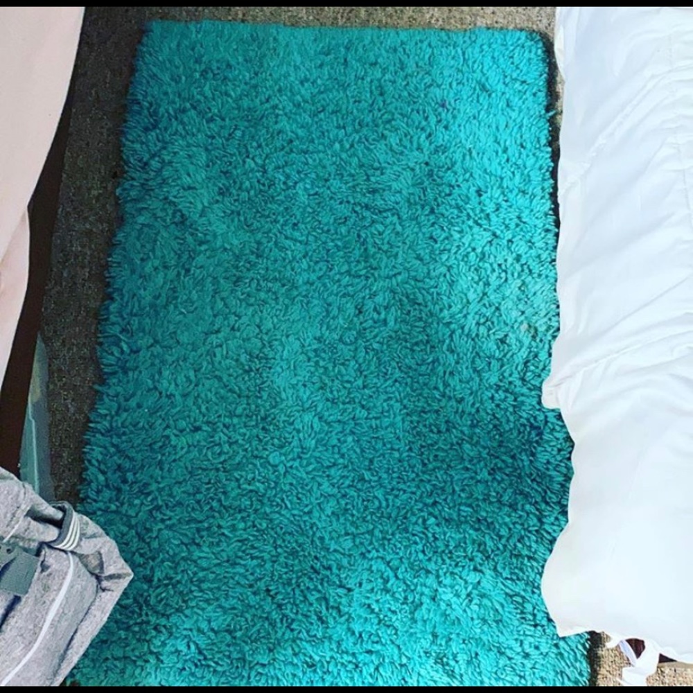 Blue rug